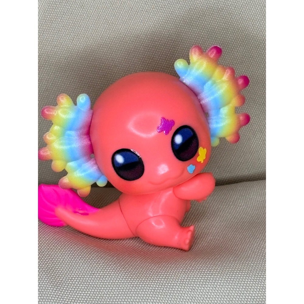 Moose Toys Little Live Pets My Baby Axolotl Pink Rainbow Gills Interactive Toy